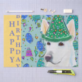 DEUTSCHE SHEPHERD SEIDENPAPIER (Handwerk)