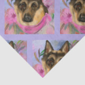 DEUTSCHE SHEPHERD SEIDENPAPIER (Detail)