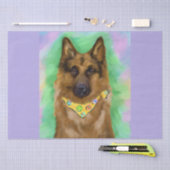 DEUTSCHE SHEPHERD SEIDENPAPIER (Handwerk)