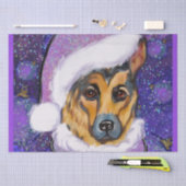 DEUTSCHE SHEPHERD SEIDENPAPIER (Handwerk)
