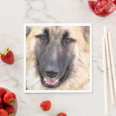 DEUTSCHE SHEPHERD SERVIETTE (Beispiel)