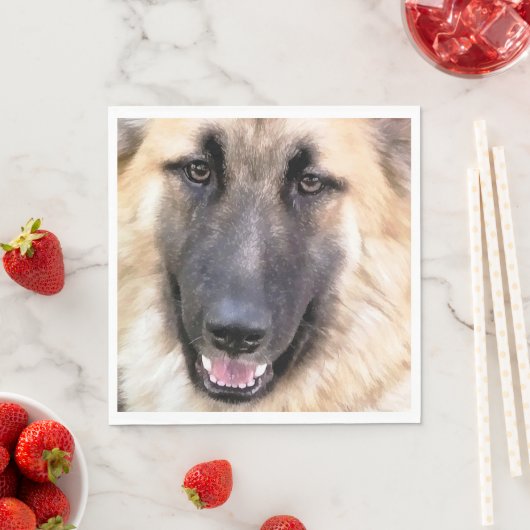 DEUTSCHE SHEPHERD SERVIETTE (Beispiel)