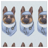 DEUTSCHE SHEPHERD STOFF (Nahaufnahme)