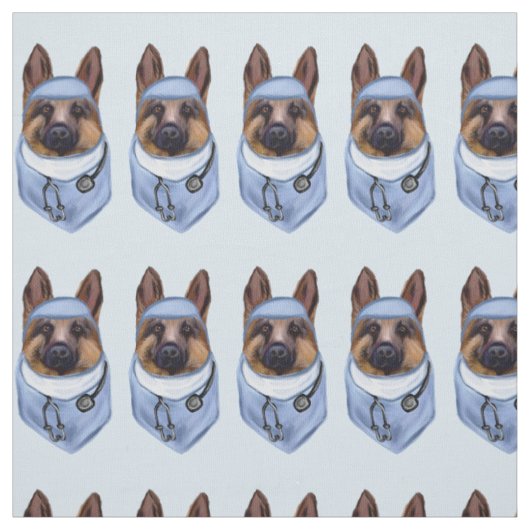 DEUTSCHE SHEPHERD STOFF (Muster)