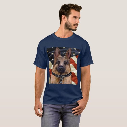 DEUTSCHE SHEPHERD T-Shirt (Vorne ganz)