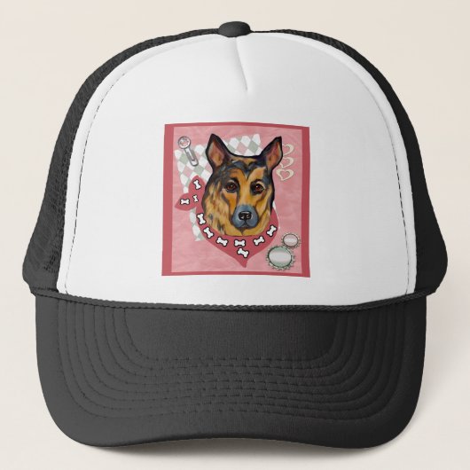 DEUTSCHE SHEPHERD TRUCKERKAPPE (Vorderseite)