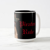 DEUTSCHE SHEPHERD ZWEIFARBIGE TASSE (VorderseiteRechts)