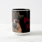 DEUTSCHE SHEPHERD ZWEIFARBIGE TASSE (Mittel)