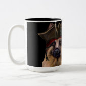 DEUTSCHE SHEPHERD ZWEIFARBIGE TASSE (Links)