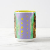DEUTSCHE SHEPHERD ZWEIFARBIGE TASSE (Mittel)