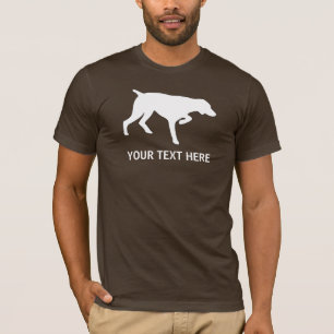 Deutsche Silhouette des kurzhaarigen Zeigers T-Shirt