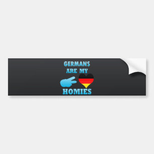 Deutsche sind mein Homies Autoaufkleber