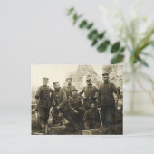 Deutsche Soldaten Postkarte (Stehend Vorderseite)