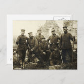 Deutsche Soldaten Postkarte (Vorne/Hinten)