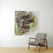 Deutsche Spaniels ( Deutscher Wachtelhund ) Wandteppich (Beispiel (Horizontal))