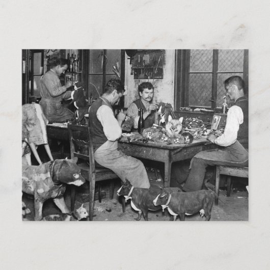 Deutsche Spielzeugmacher, Anfang des 19. Jahrhunde Postkarte (Vorderseite)