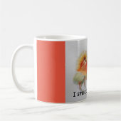 Deutsche Spitz Hund "Ich lächle, weil ich kann" Ka Kaffeetasse (Links)