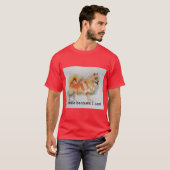 Deutsche Spitz Hund "Ich lächle, weil ich kann" Ka T-Shirt (Vorne ganz)