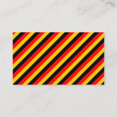 Deutsche Sprachtutor-Visitenkarte Visitenkarte (Rückseite)