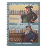 Deutsche Sprichwort-Notizbuch Homebrewing Notizblock (Vorderseite)
