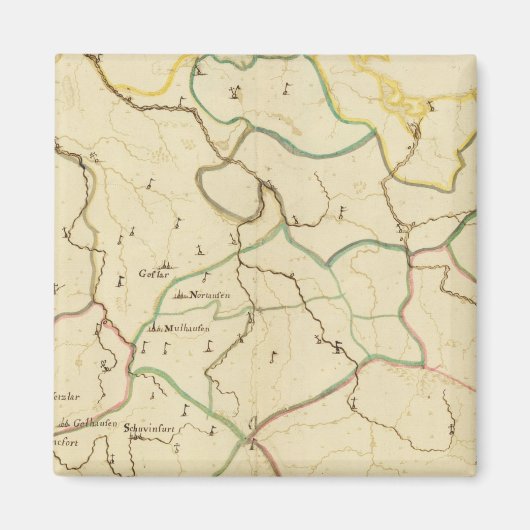 Deutsche Städte Magnet (Vorne)