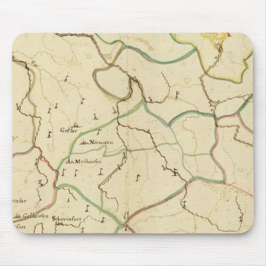 Deutsche Städte Mousepad (Vorne)