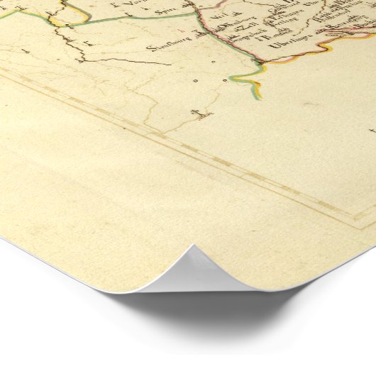 Deutsche Städte Poster (Ecke)