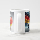 Deutsche Stolz Fußball Jumbo-Tasse (Rückseite)