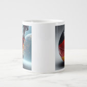 Deutsche Stolz Fußball Jumbo-Tasse (Vorderseite)
