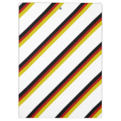 Deutsche Streifenflagge Klemmbrett (Rückseite)