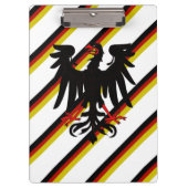 Deutsche Streifenflagge Klemmbrett (Vorderseite)