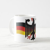 Deutsche Symbol Coffee Tasse (Vorderseite Links)