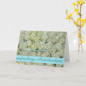 Deutsche Sympathiekarte, Herzliches Beileid Karte (Gelbe Blume)