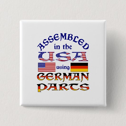 Deutsche Teile Button (Vorderseite)
