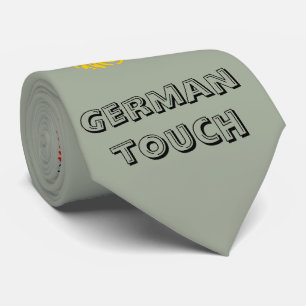 Deutsche Touchfingerabdruckflagge Krawatte