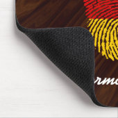 Deutsche Touchfingerabdruckflagge Mousepad (Ecke)