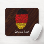 Deutsche Touchfingerabdruckflagge Mousepad (Mit Mouse)