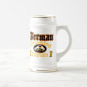 Deutsche trinkende Cptn Tasse
