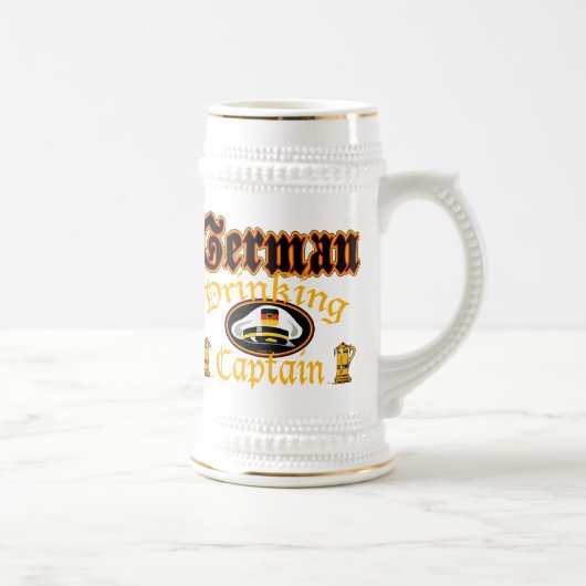Deutsche trinkende Cptn Tasse (Rechts)