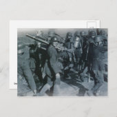 deutsche Truppen Postkarte (Vorne/Hinten)