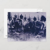 Deutsche Truppen Postkarte (Vorne/Hinten)