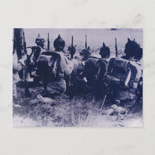 Deutsche Truppen Postkarte (Vorderseite)