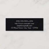 Deutsche Tutor-Visitenkarte Mini Visitenkarte (Rückseite)