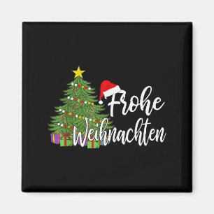 Deutsche Übereinstimmung Geschenk Frohe Weihnachte Magnet