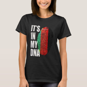 Deutsche und belarussische DNA-Heritage-Flagge T-Shirt