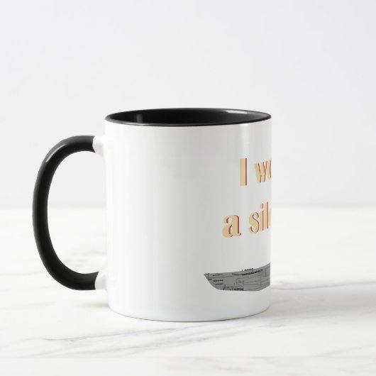 Deutsche Unterwasserstille Introvert Tasse (Links)