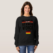 Deutsche Voice Deutschland Flaggen Deutsche Wurzel Sweatshirt (Vorne ganz)