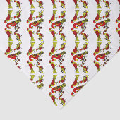 Deutsche Volkskunstvögel Pennsylvanias Seidenpapier (Ausschnitt)