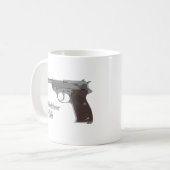 Deutsche W2 Pistole Kaffeetasse (Vorderseite Links)