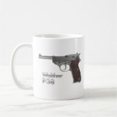 Deutsche W2 Pistole Kaffeetasse (Links)